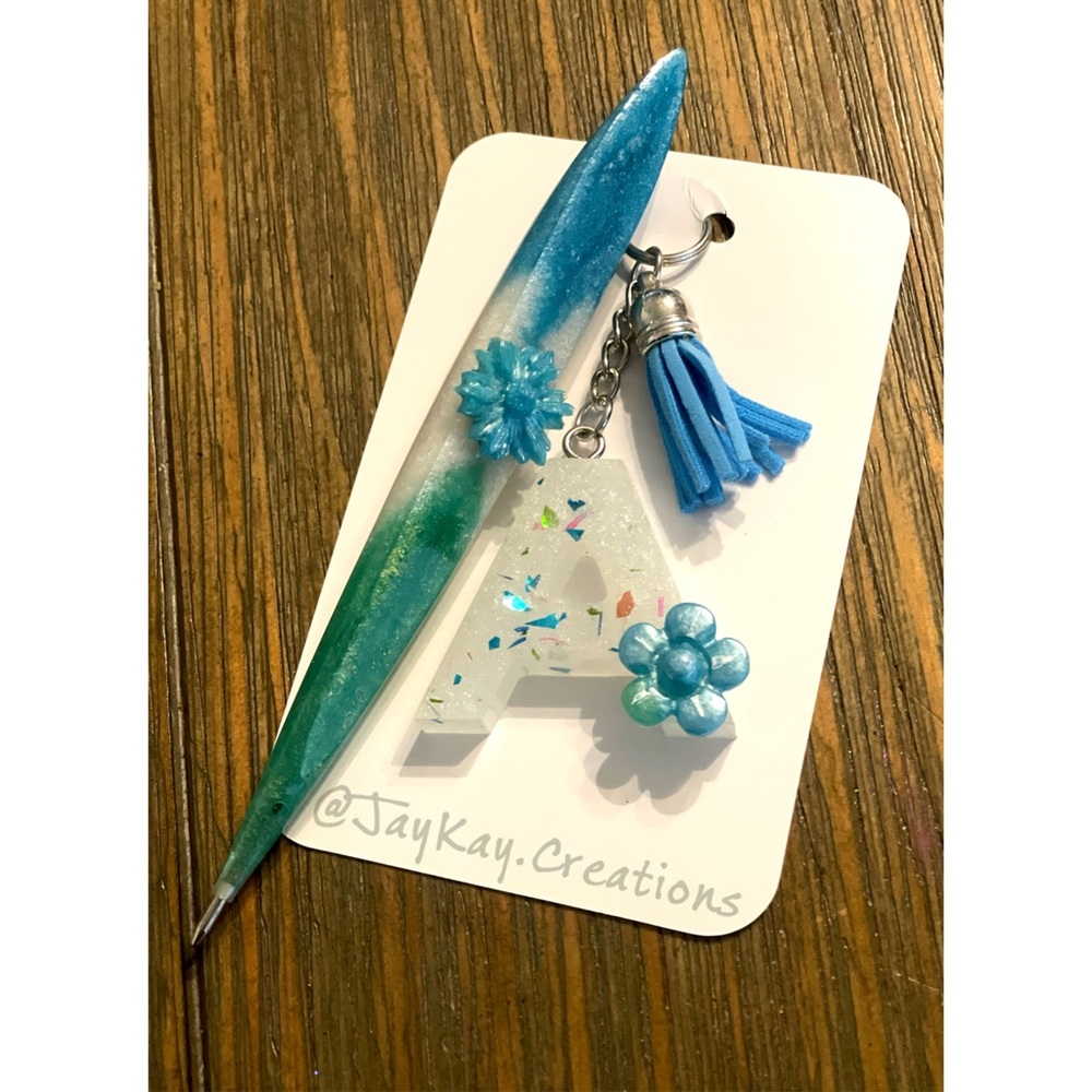 Letter “A” keychain